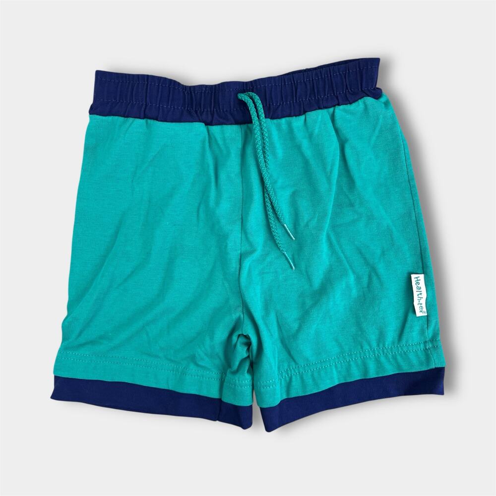 Vintage Healthtex Green Blue Shorts 5T USA